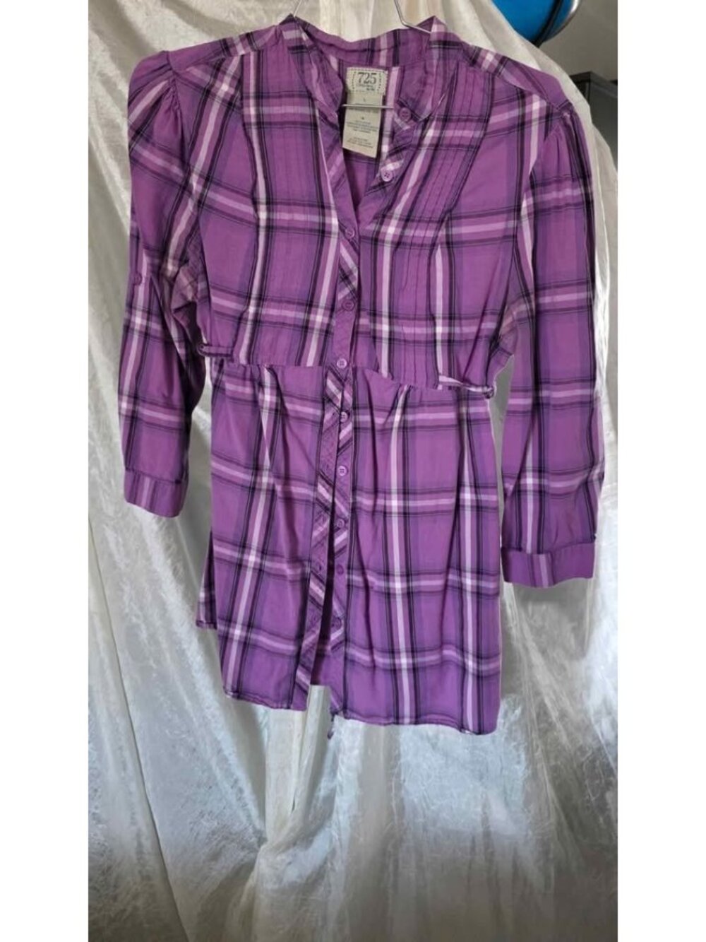 Vintage Y2K Button down Blouse Sz Small
